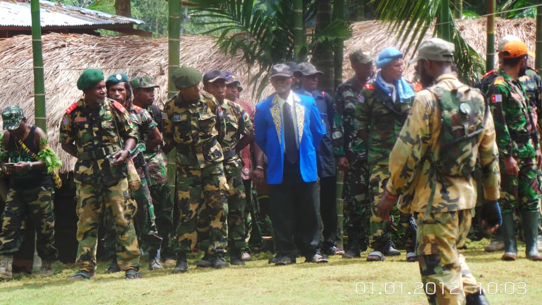 Peserta Kongres Luar Biasa Militer West Papua 1 Mei 2019