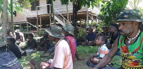 Pasukan WPA dalam Acara Ucapan Syukur dan Peresmian MPP WPA